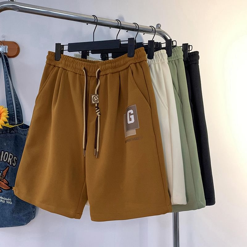 Bay Go Mall - Shorts met trekkoord en letters