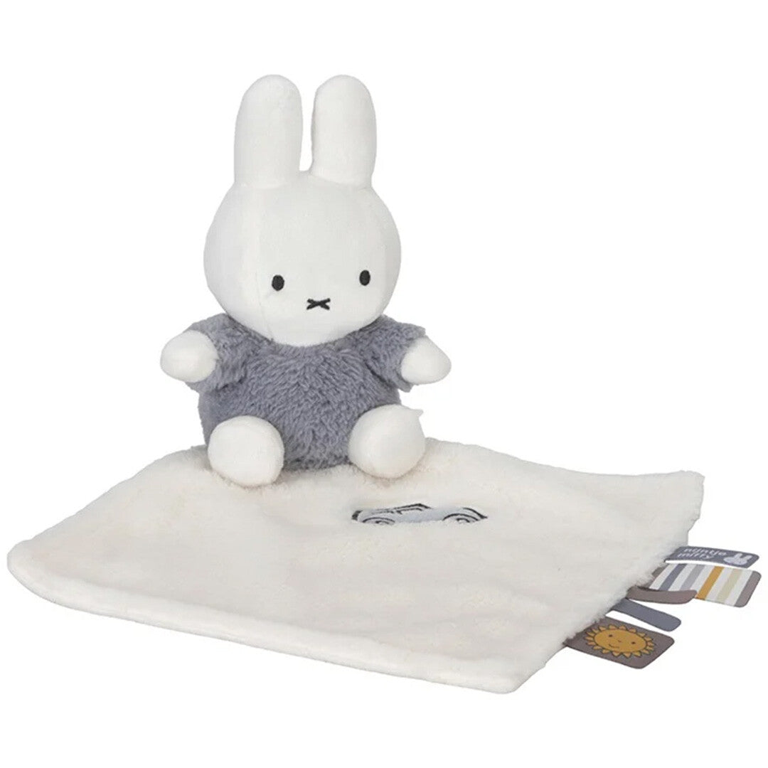 Nijntje fluffy knuffeldoekje blauw