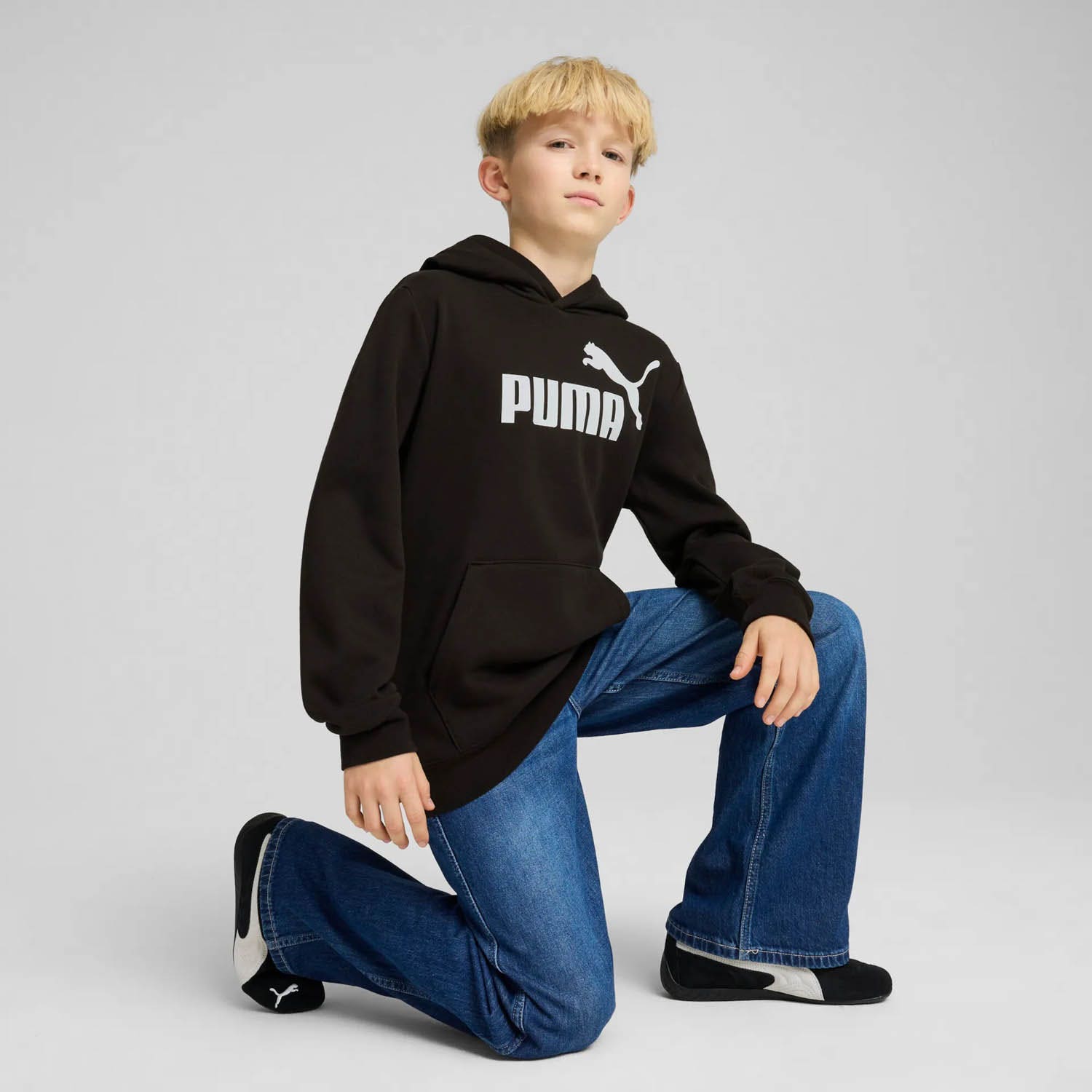 PUMA  Essentials Logo Hoodie Kids