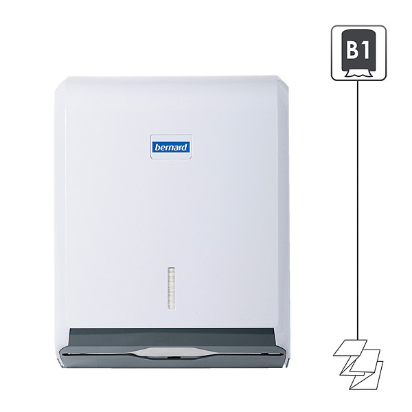 Distributeur essuie-mains enchevêtres Bernard ABS blanc