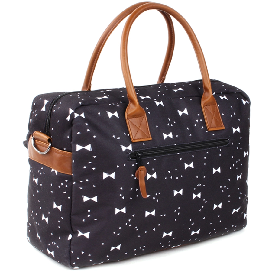 Kidzroom Wickeltasche Black & White Bows