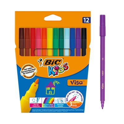 BIC Kids Visa - 12 Feutres