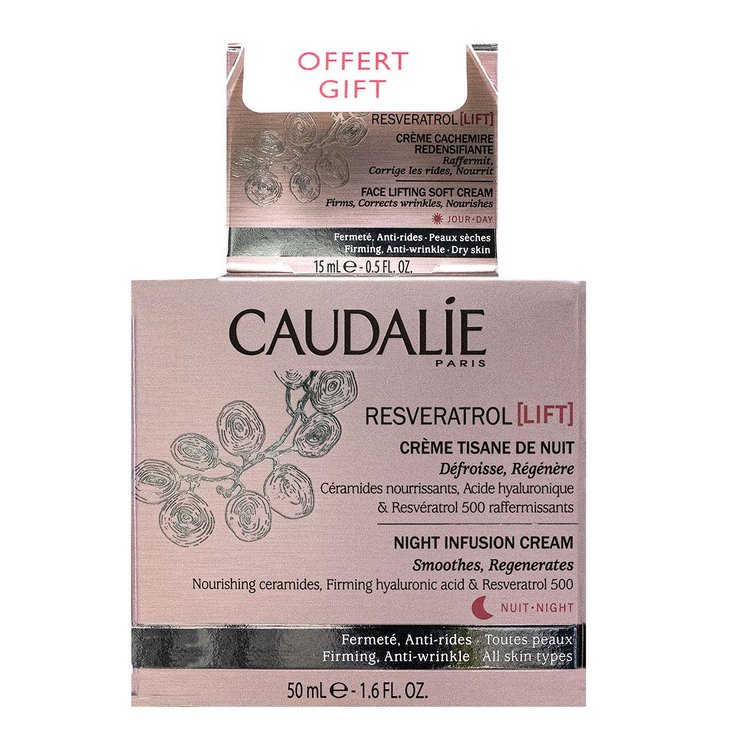 Resveratrol Lift coffret crème cachemire 50ml + 15ml