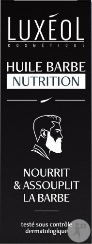 Luxéol Huile Barbe Nutrition Flacon 50ml