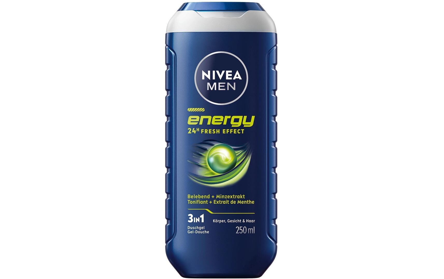 Duschgel Pflegedusche Energy 250 mlDuschgel für Herren mit Minze und männlich-markantem Duft