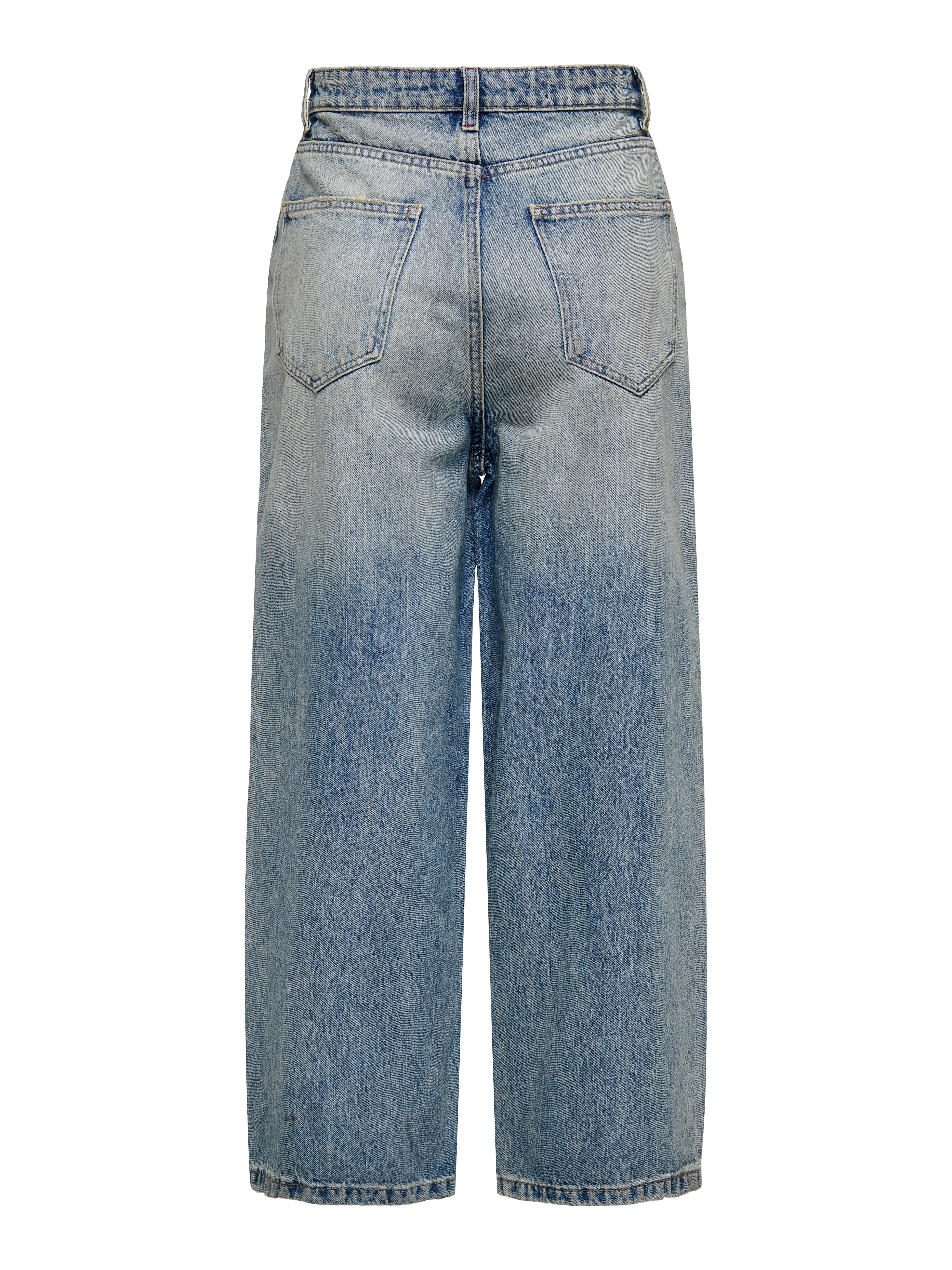 ONLLAFAYETTE Mittlere Taille Weiter Beinschnitt Jeans Light Blue Denim