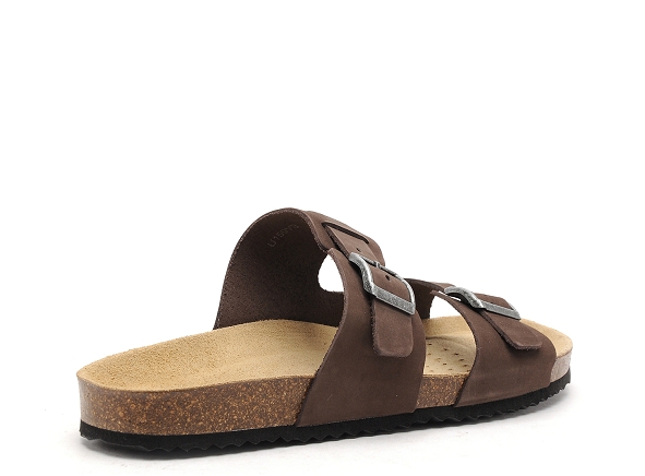 Geox mules et sabots homme u159vb u sandal ghita marron