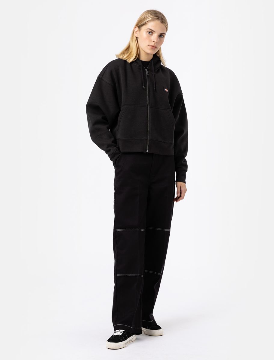 Dickies Oakport Zip Hoodie Women Ecru
