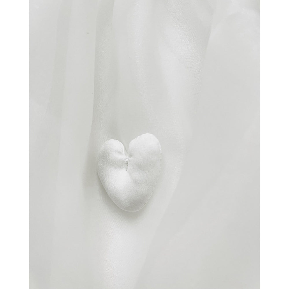 Køb Dolly by Le Petit Tom White Dolly World Heart Balloon Organza Kjole