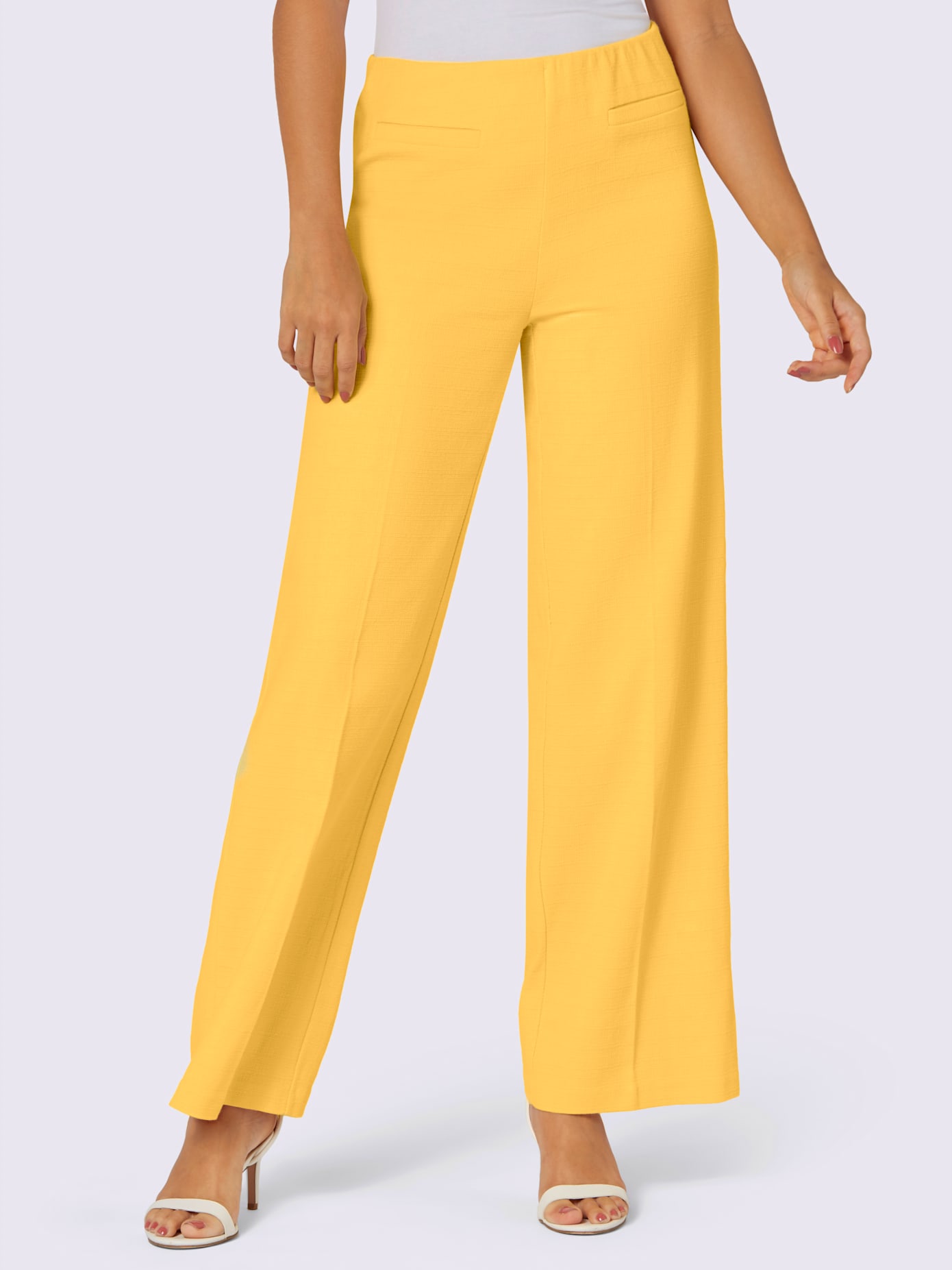Pantalon matière structurée agréable