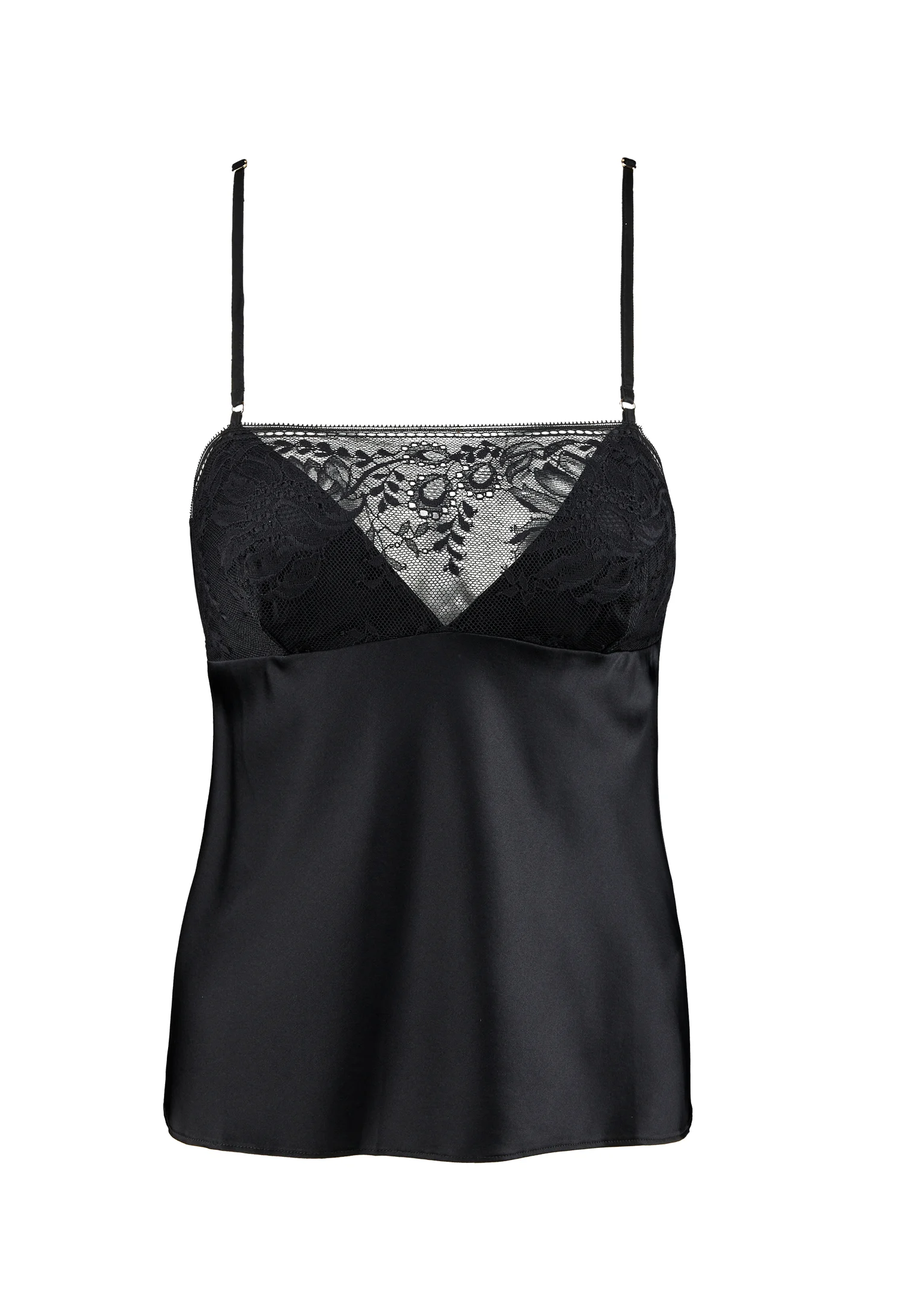 MIDNIGHT WHISPER - Top à fines bretelles | Noir