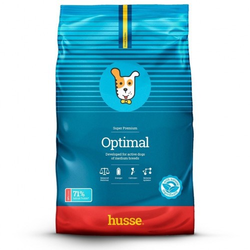 Ração Husse Optimal para cães, sabor frango