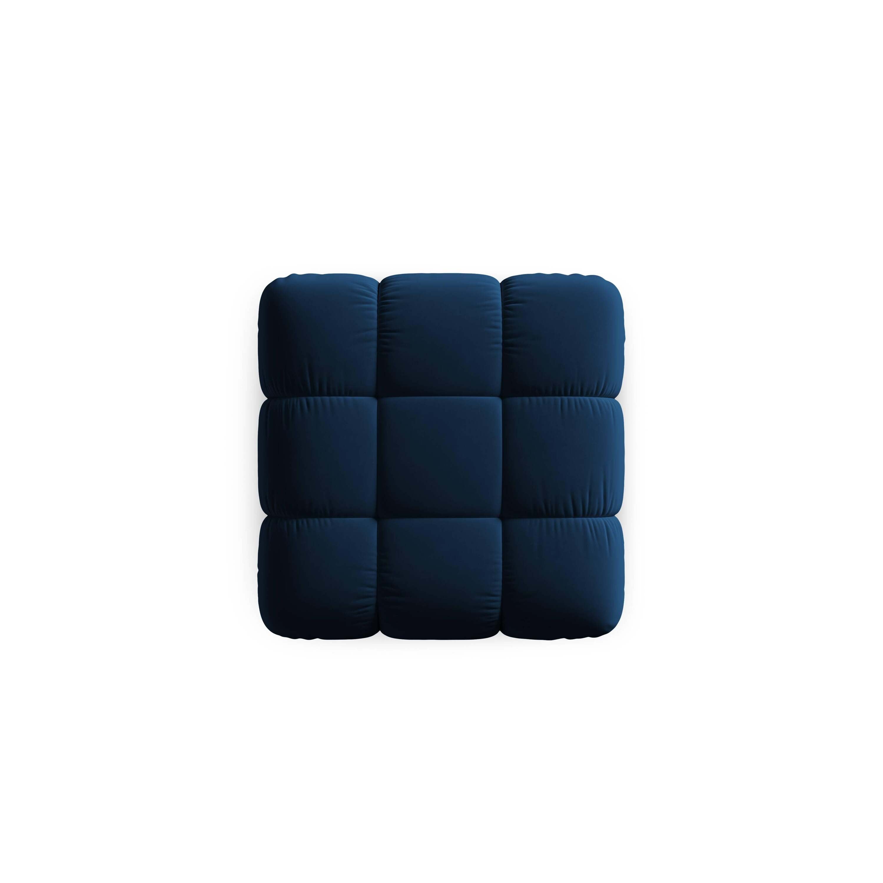 Milo Casa Tropea Modulair Bank Element - Hocker - Koningsblauw
