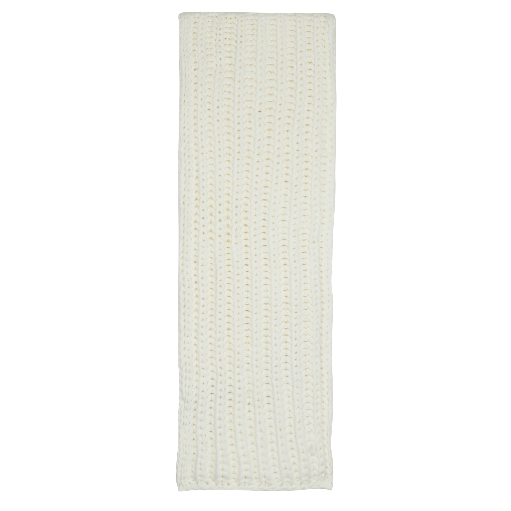Echarpe en maille tricotée | Blanc