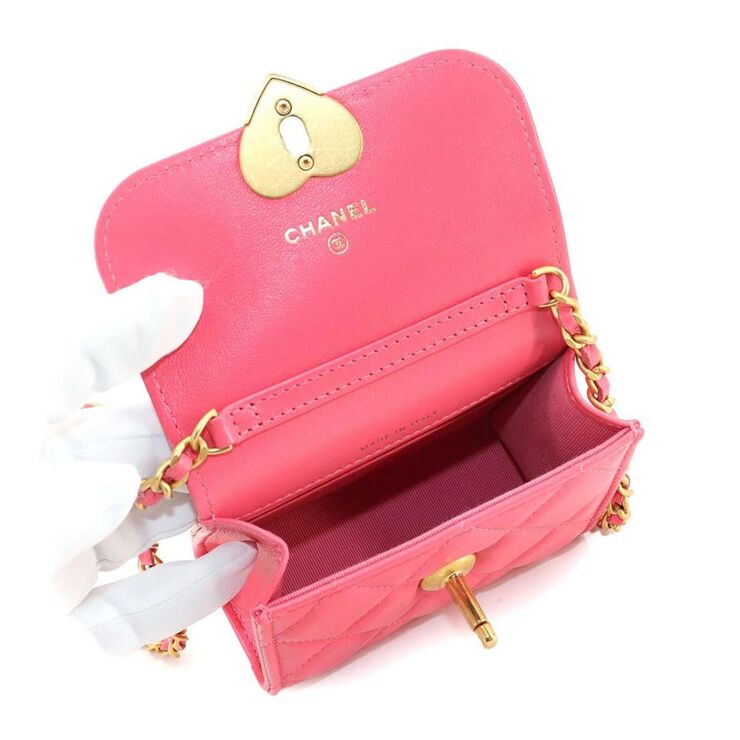 Chanel Vintage Chanel Crossbody Bag Pink