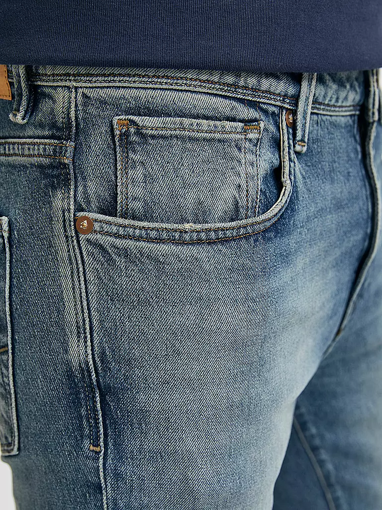 SELECTED Jeans Slim Fit  SLHSLIM-LEON blau