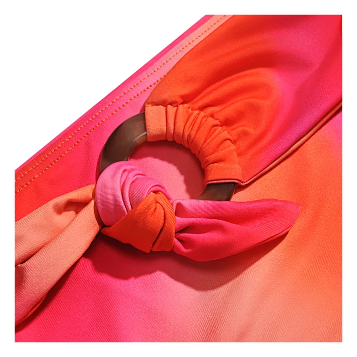 Icone Bas de Maillot Taille Haute Ambre | Rose fuschia