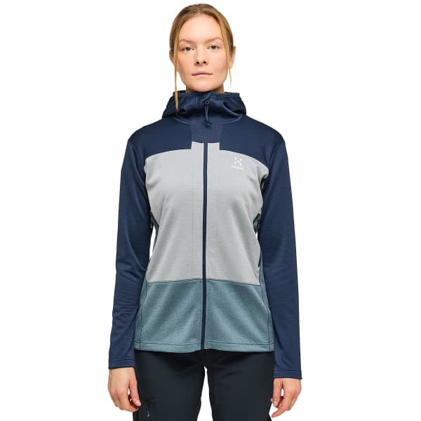 Veste polaire HAGLÖFS ROC FLASH MID HOOD W TARN BLUE/CONCRETE