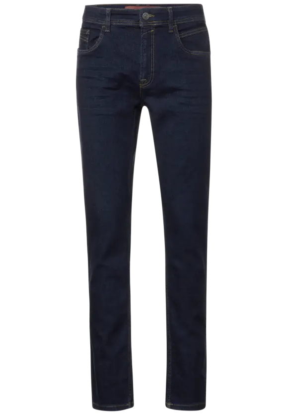 Regular Fit Jeans - dark blue rinsed wash
