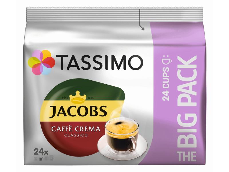 TASSIMO Kaffeekapseln T DISC Jacobs Caffé Crema 24 Portione T Discs mit Kaffeezubereitung