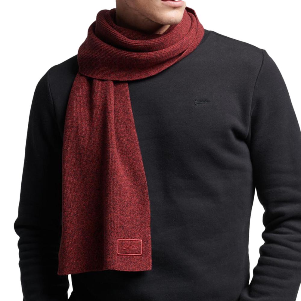 Superdry Écharpe Rouge Femme Superdry Vintage Logo