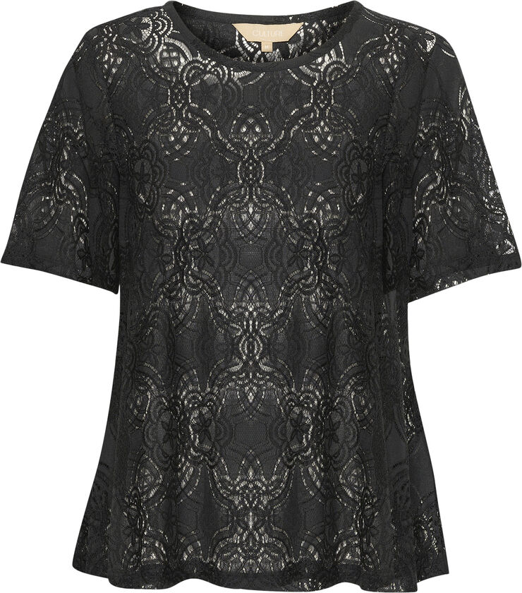 Culture CUhenriette Olu SS Blouse Black