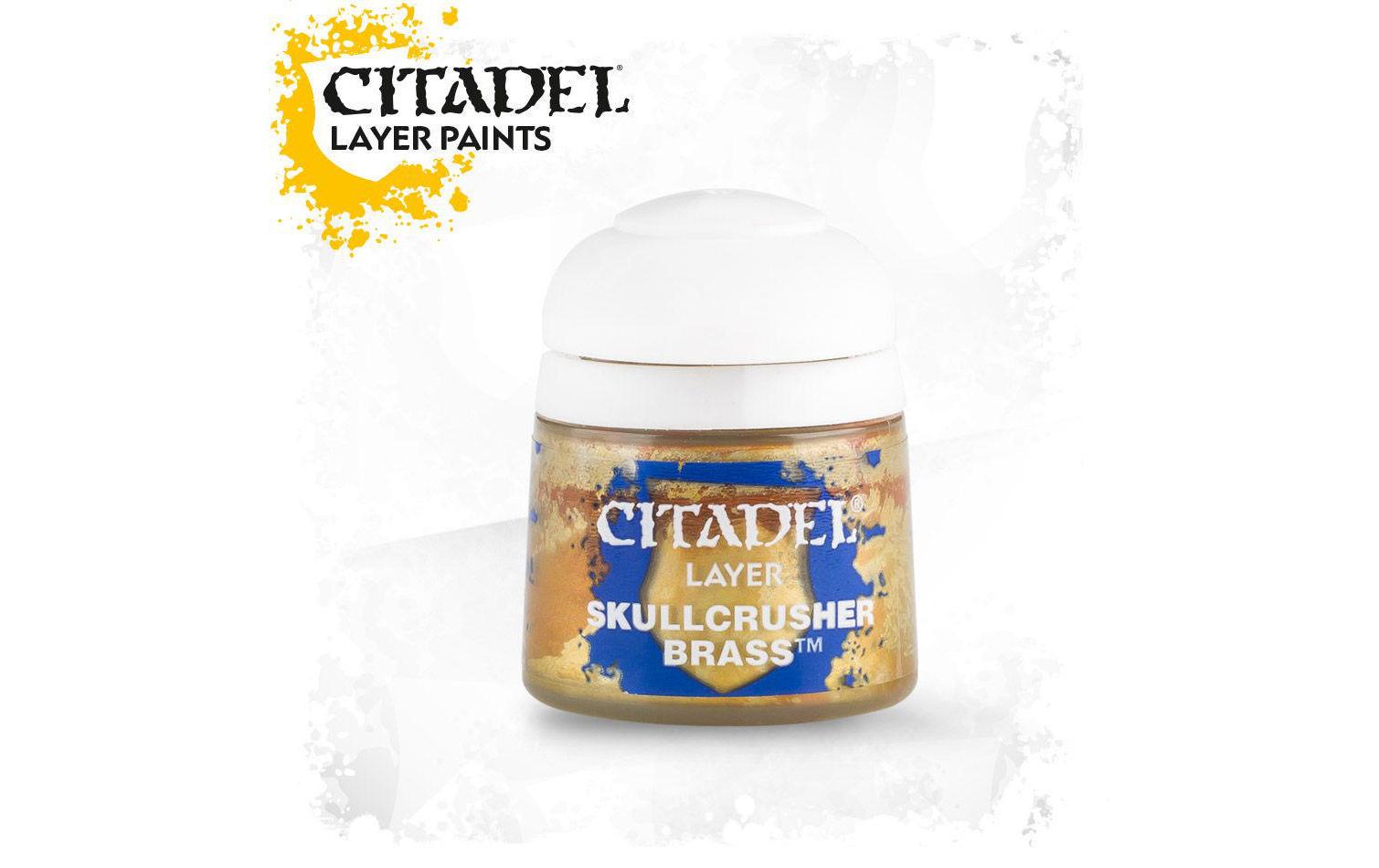 Farbe Citadel Layer: Skullcrusher Brass 12 mlWarhammer Citadel Layer Farbe