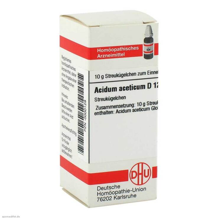 DHU Acidum aceticum D 12 Globuli, 10 g