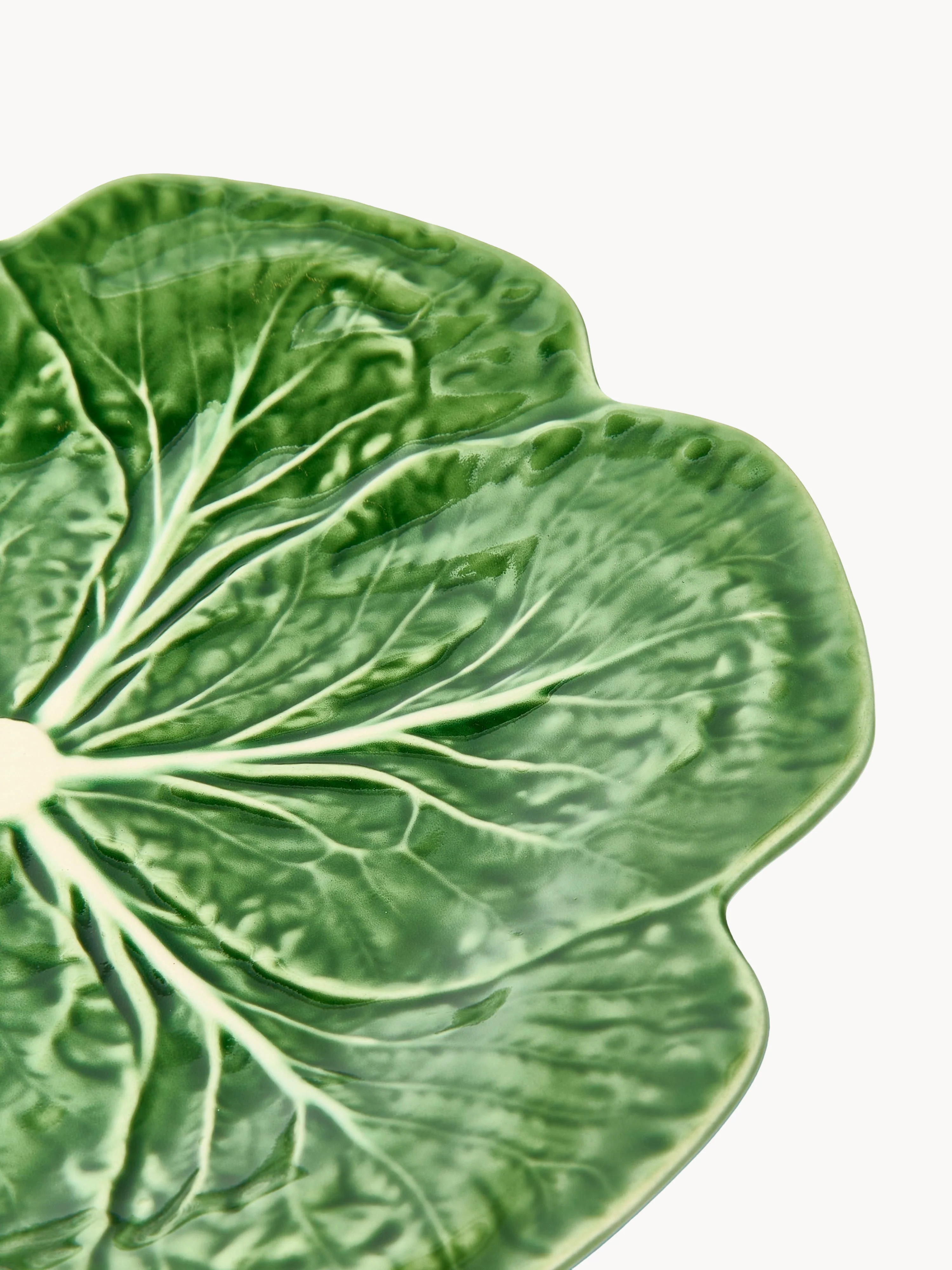 Handbeschilderde dinerborden Cabbage, 2-delig