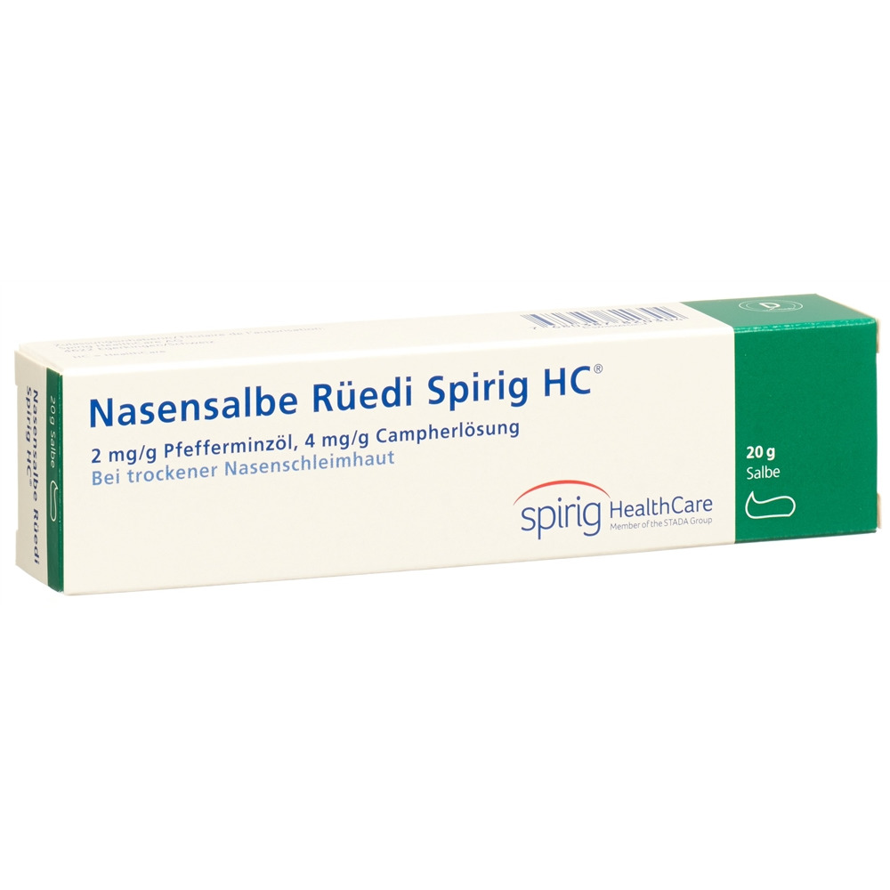 RUEEDI Spirig HC Nasensalbe Tb 20 g