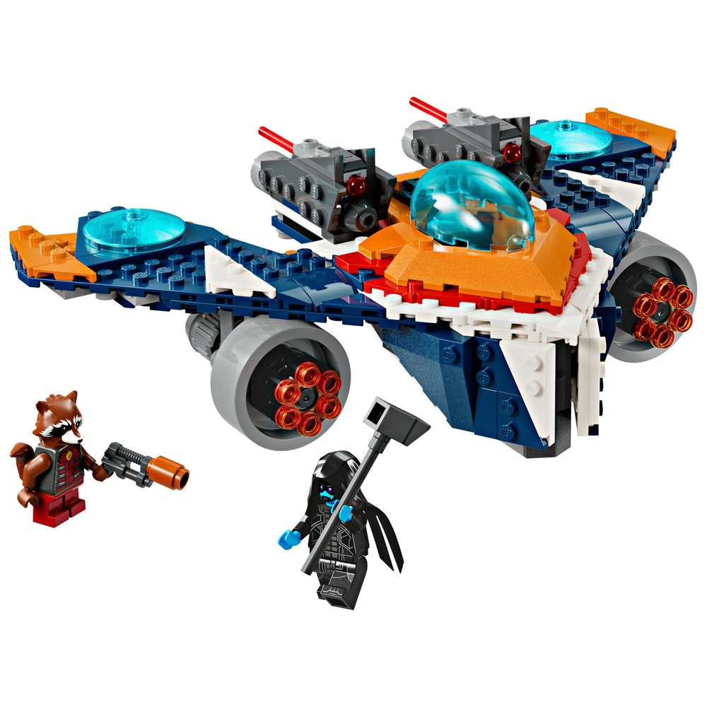 LEGO Marvel 76278 Rocket's Warbird vs. Ronan Set