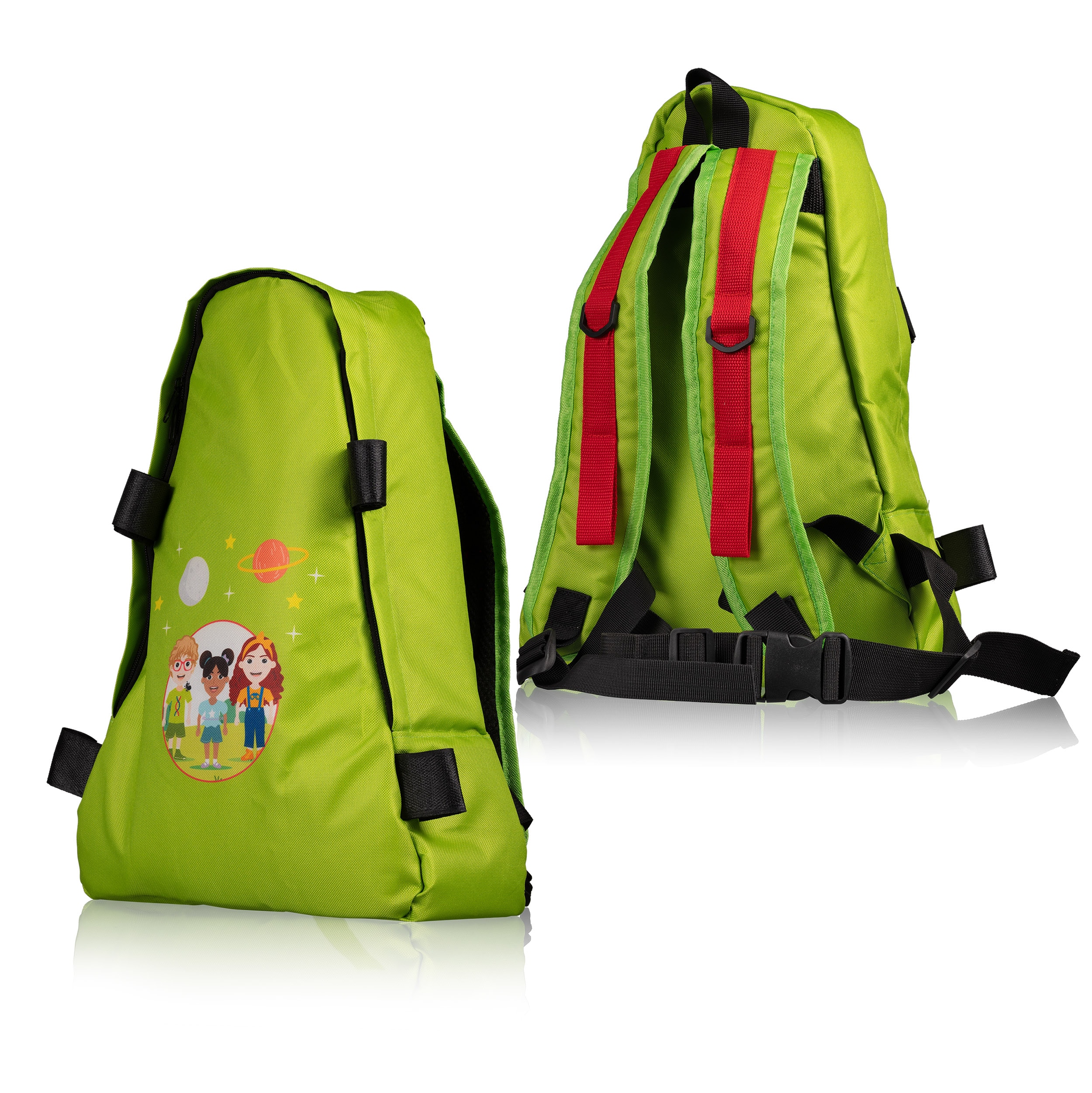 BRESSER JUNIOR Linsenteleskop 70/400 mit Rucksack Farbe: grün