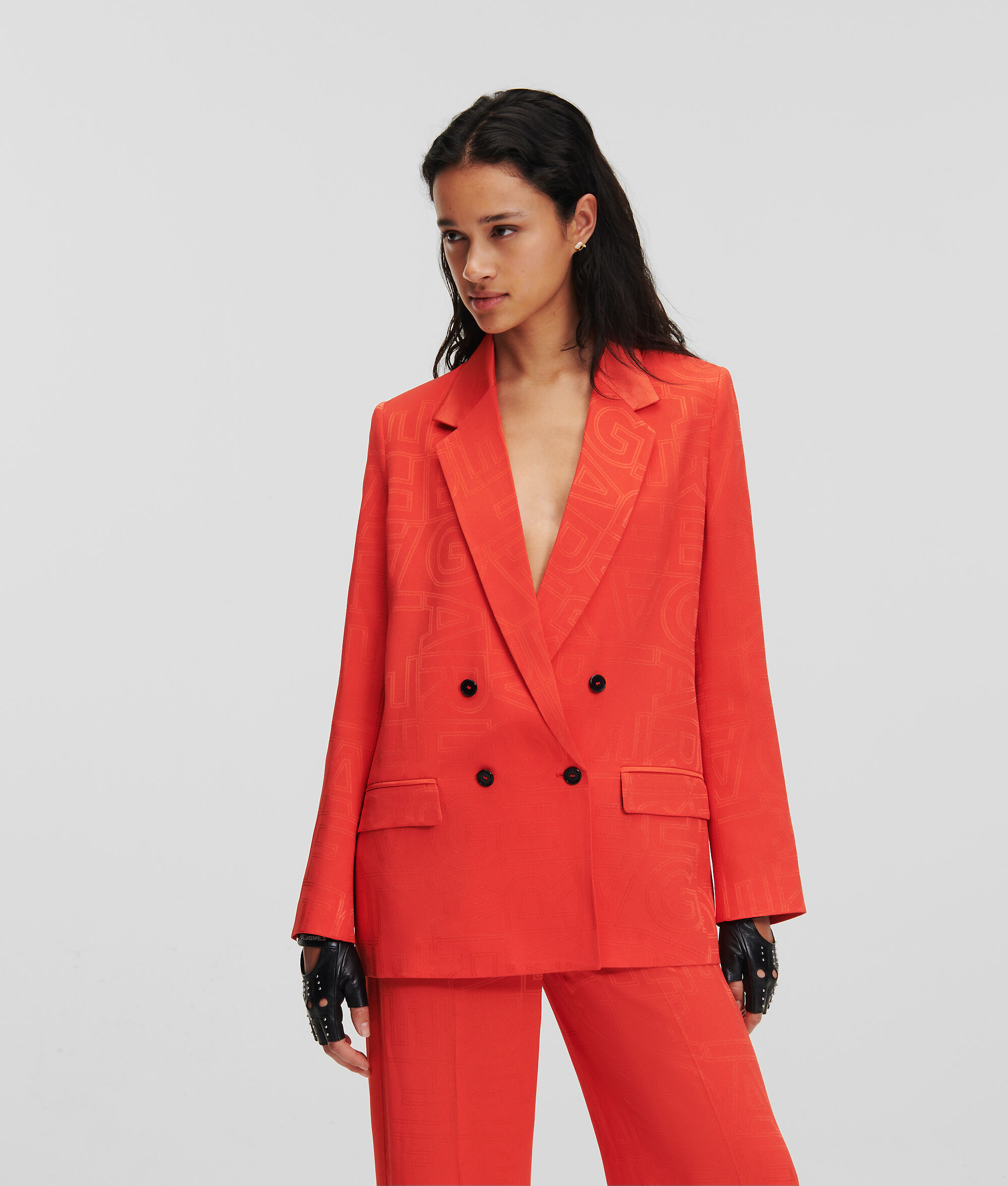BLAZER HABILLÉ AVEC LOGO KARL