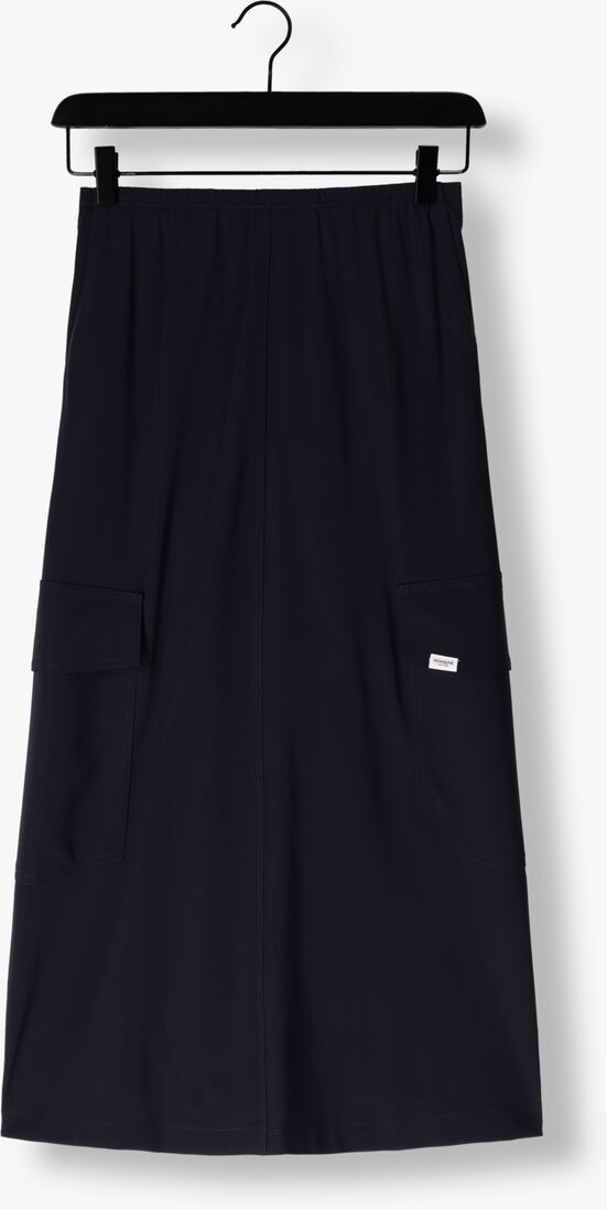 blauwe penn & ink midirok skirt