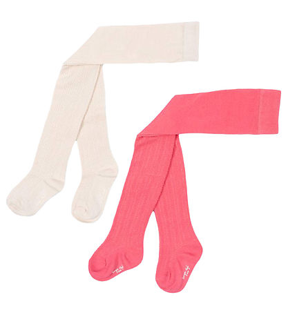 Konges Sløjd trømpebukser - 2-pak - Beige/Rose