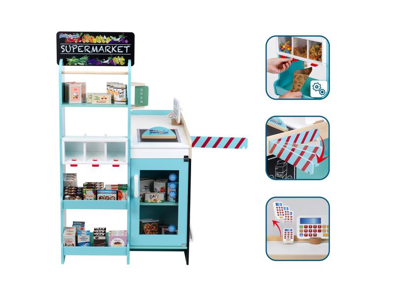 Klein-Toys Supermarkt FSC Kaufladen-Spielset