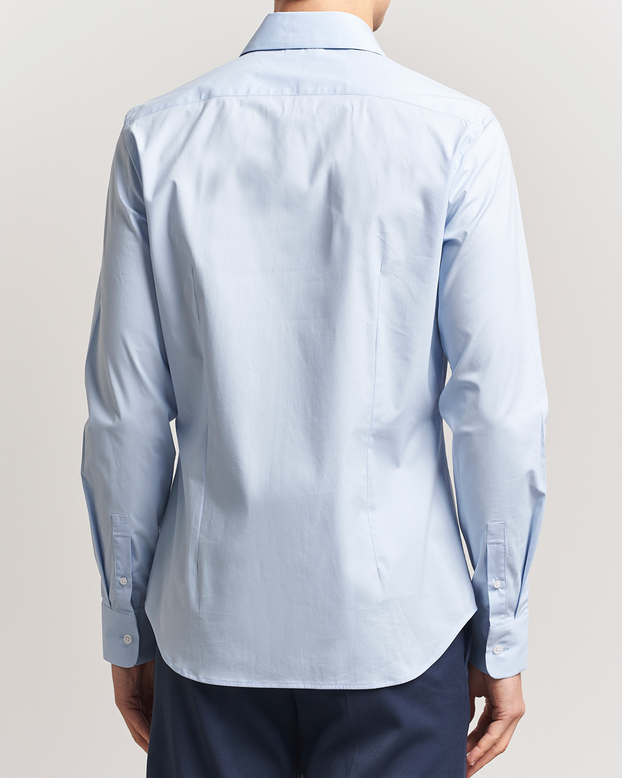Filippa K Slim Cotton Stretch Shirt Light Blue