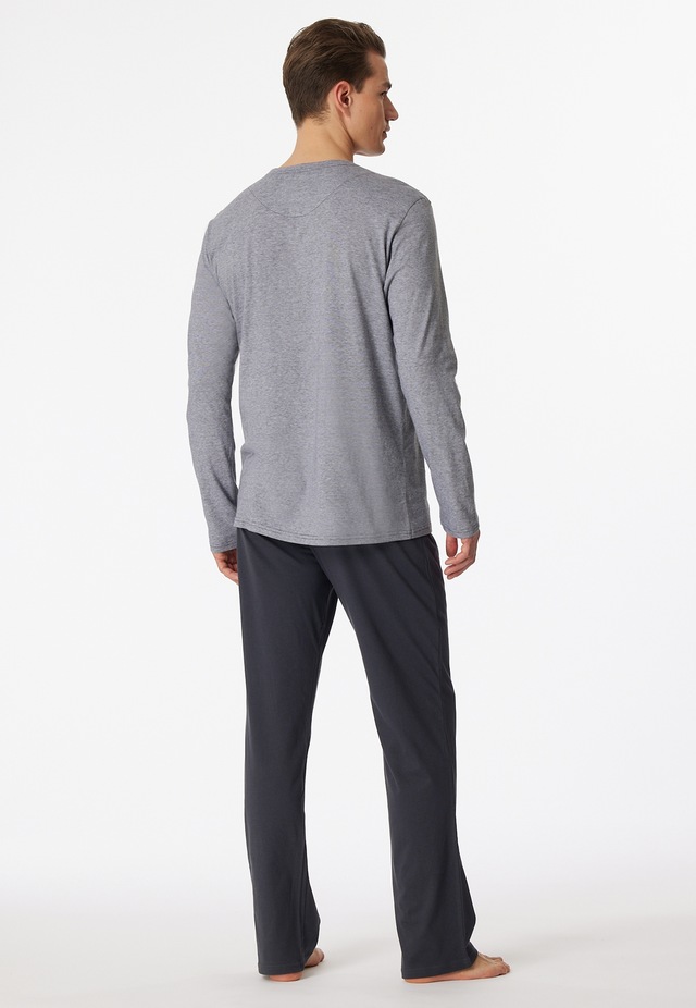 Schiesser Pyjama »selected! premium inspiration«, 2 Stk. mit praktischer Knopfleiste
