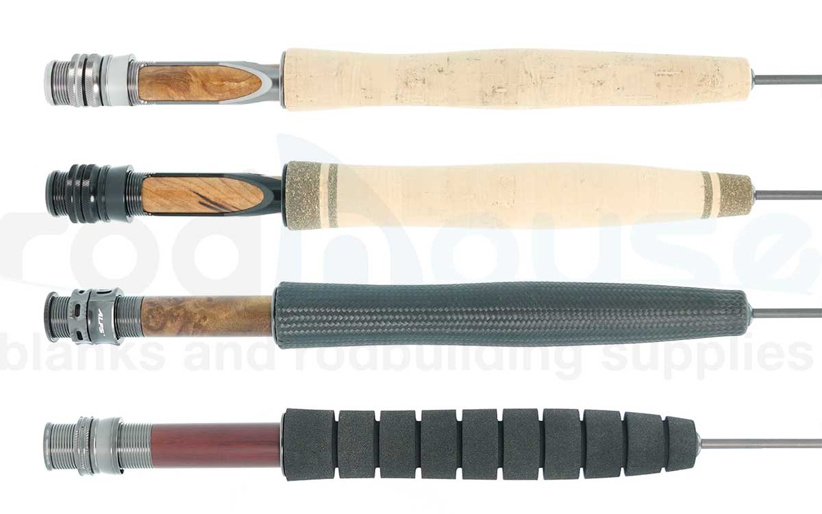 Poignée Kit Half Wells Fly Wood Reel Seat Kit poignée fly Half avec pm en bois