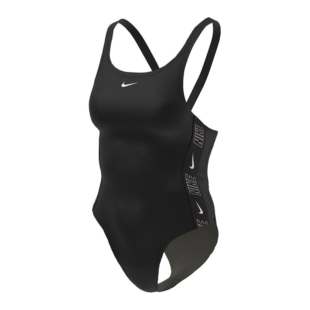 Nike Swim FASTBACK - Maillot de bain 1 pièce Femme black