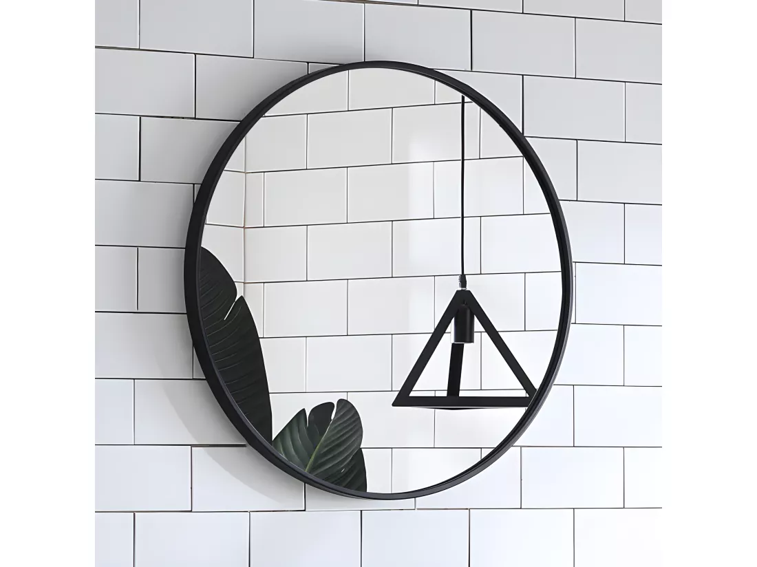 Miroir Rond Metal 60cm x 60cm x 3,5cm