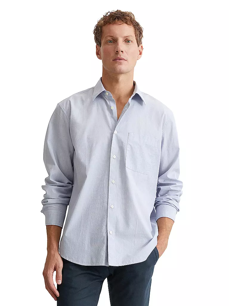 MARC O'POLO Hemd Regular Fit  hellblau