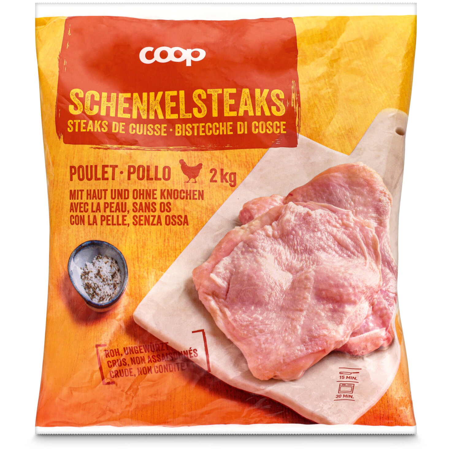 Pouletschenkelsteaks