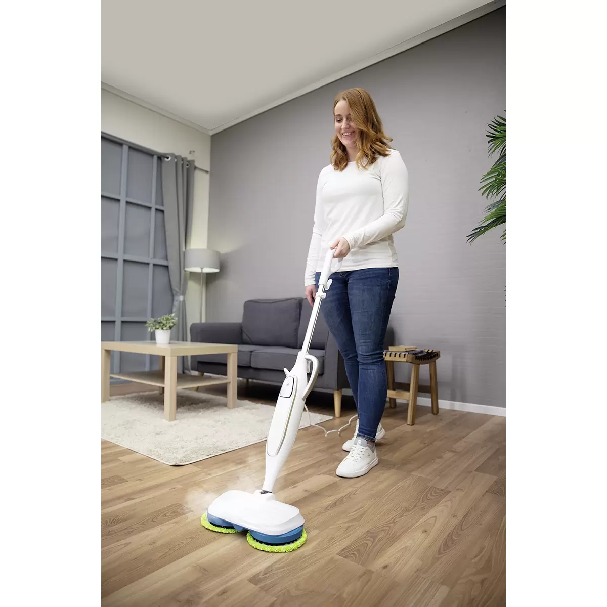 Dampfreiniger Livington Steam Twister weiss