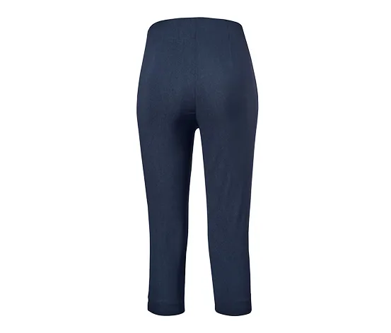 3/4-Stretchhose mit Knöpfen