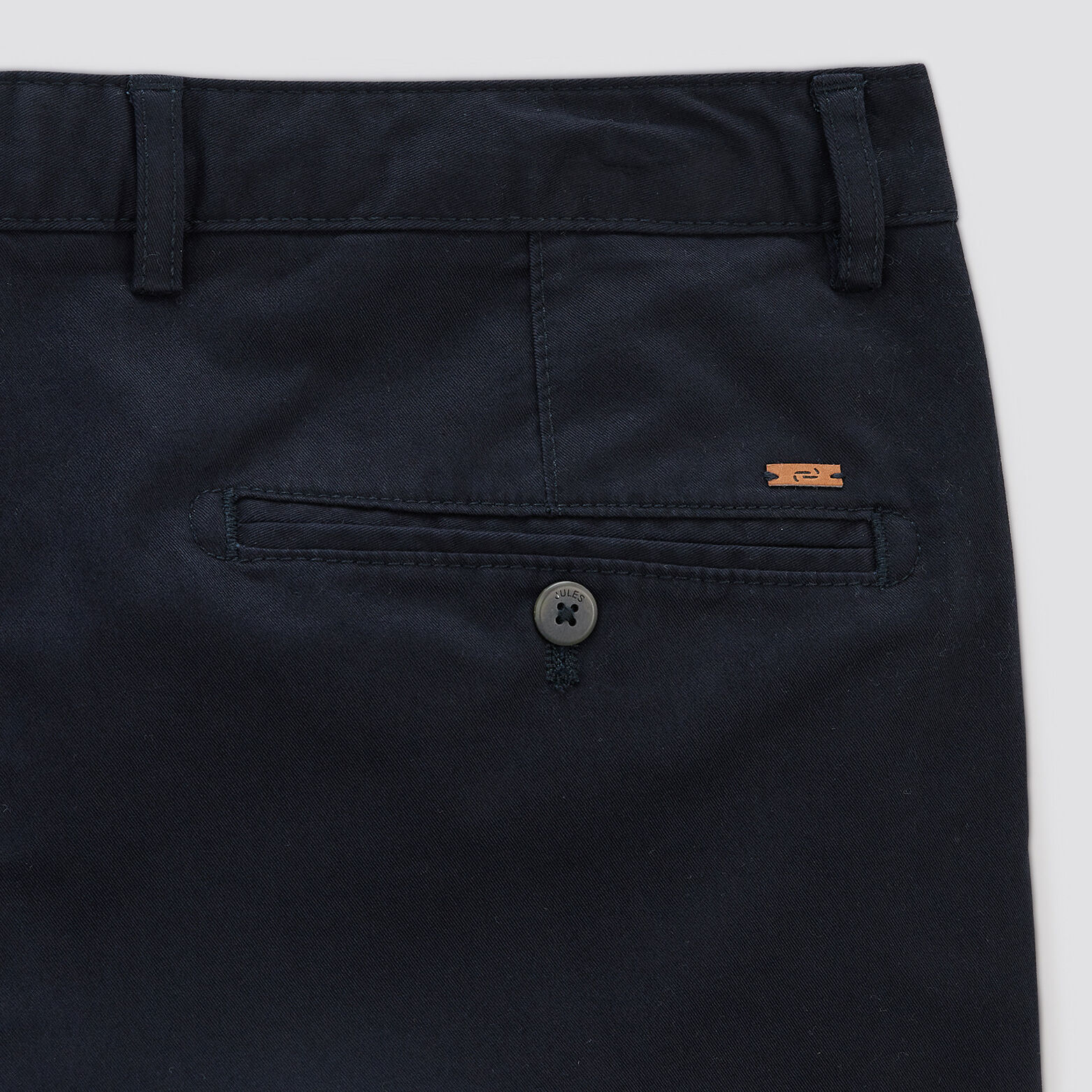 Pantalon chino regular Bleu foncé