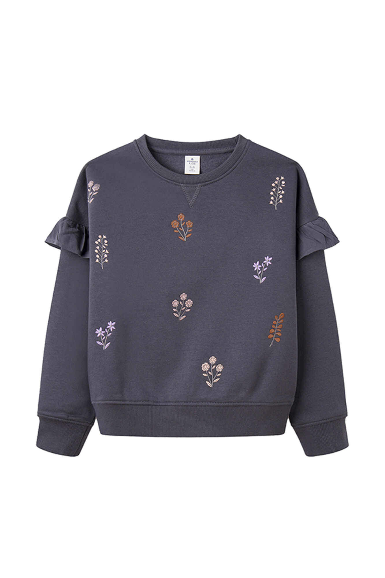Moletom floral para meninas