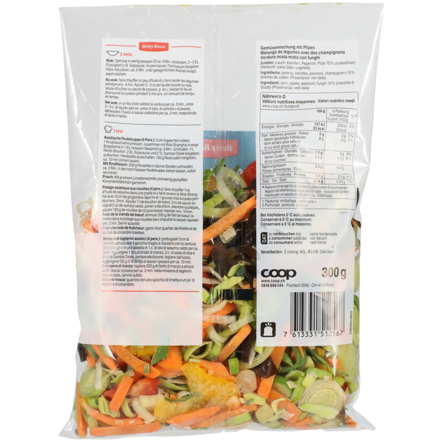Betty Bossi Asian Wok Shanghai -