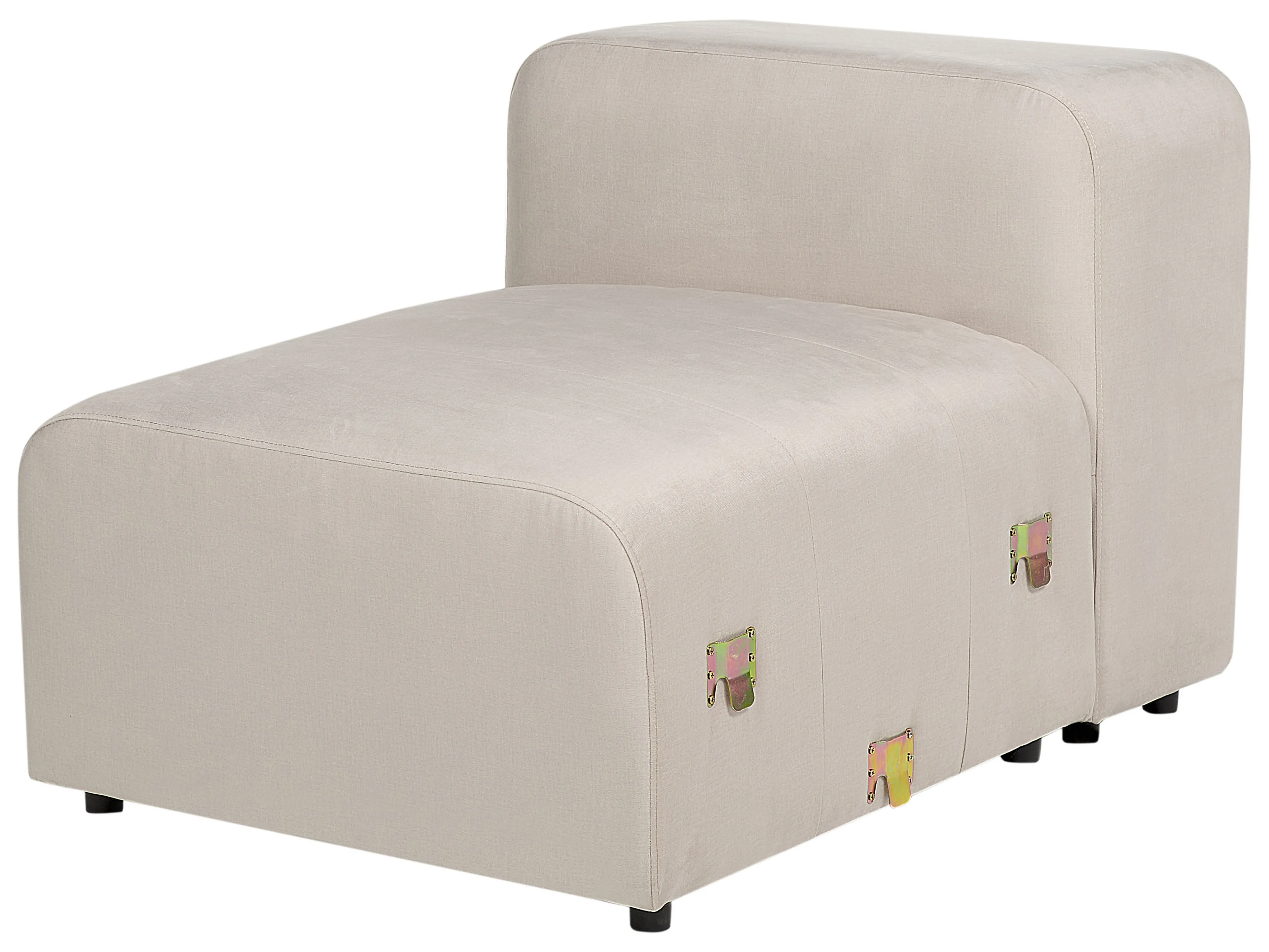 Modulaire bank 3-zits FALSTERBO Fluweel Beige