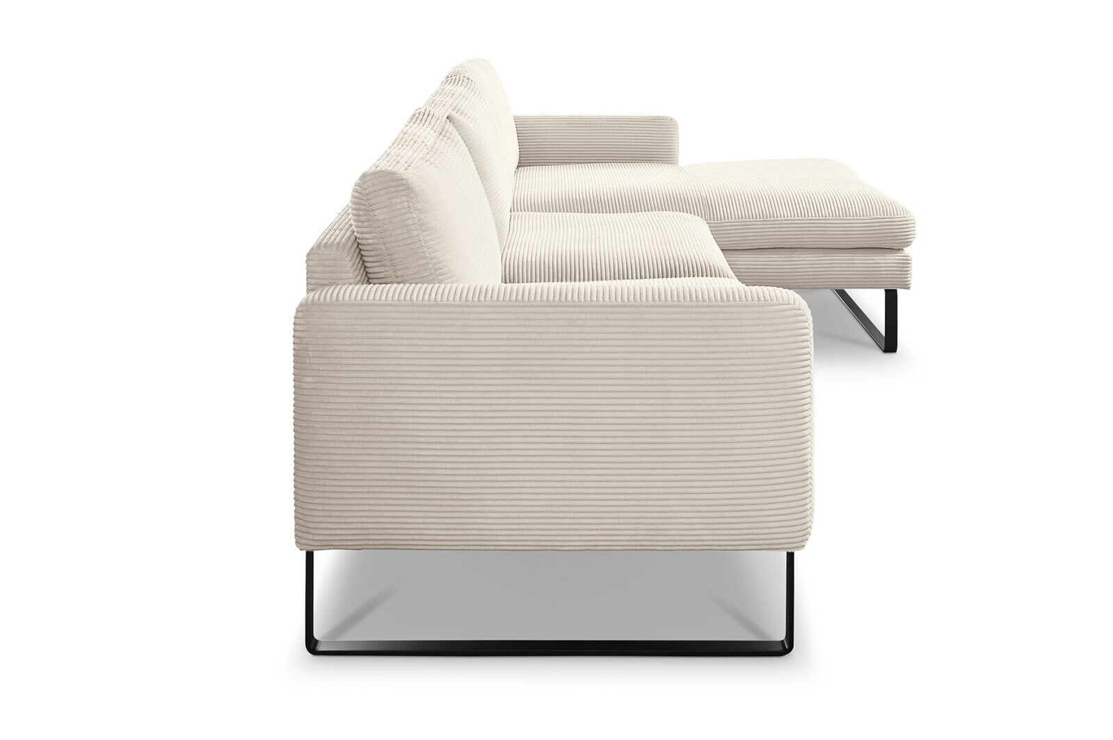 Ole Gunderson Ecksofa ROMA 298 x 154 cm Cord nature